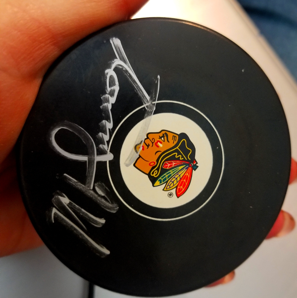 Nhl Chicago Hawks Hockey Puck